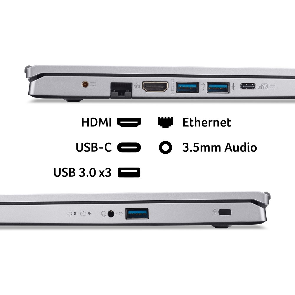 Acer AG15-42P-R995 Laptops - 15.6 Inches - 16GB - Silver