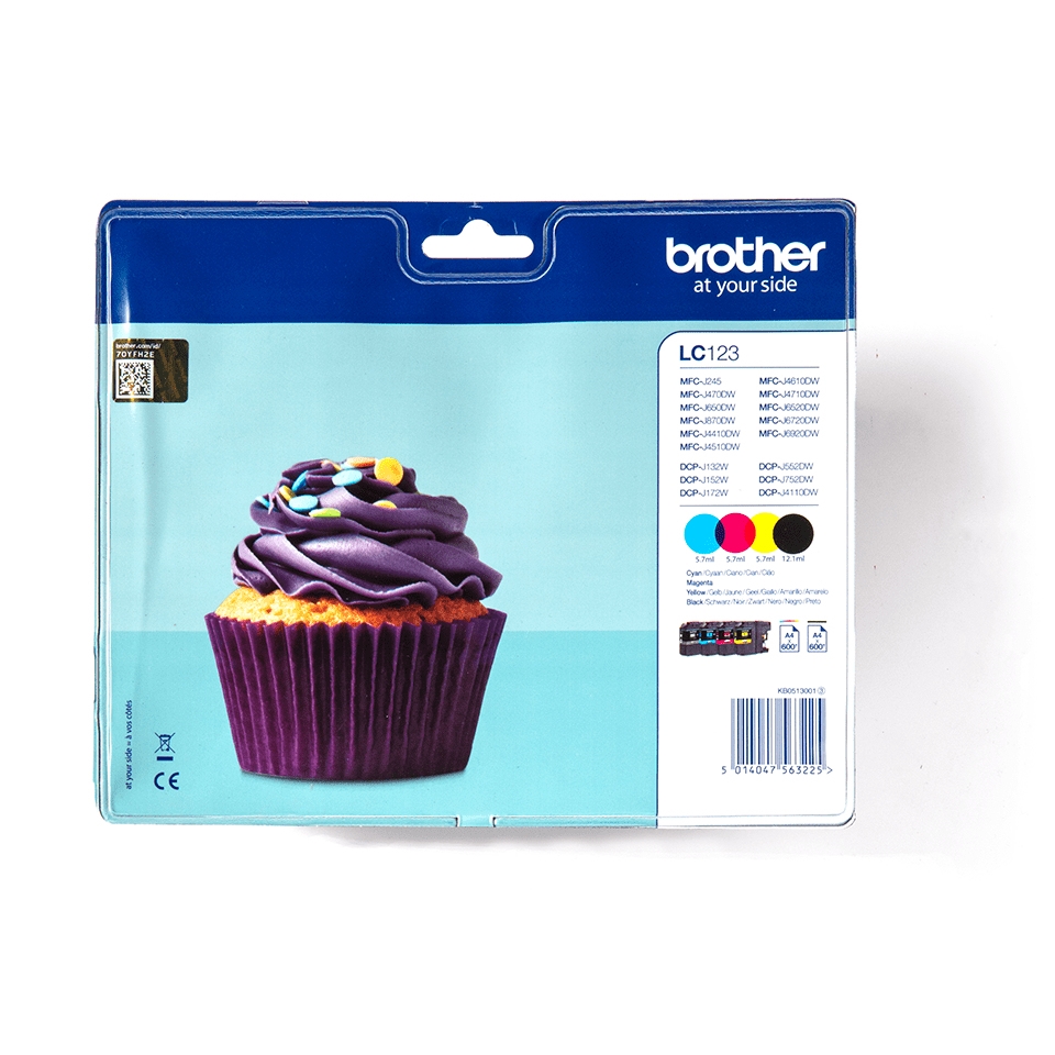 Brother LC-123VALBPDR Ink Cartridges