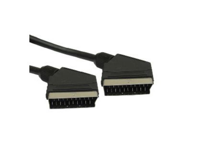 Cables Direct 21-pin SCART Cables - Black