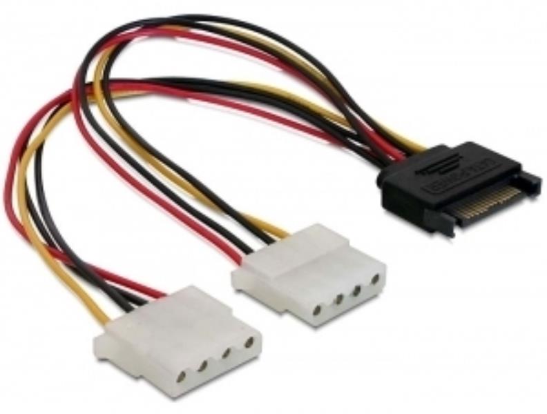DeLOCK 15pin Internal Power Cables - Multi