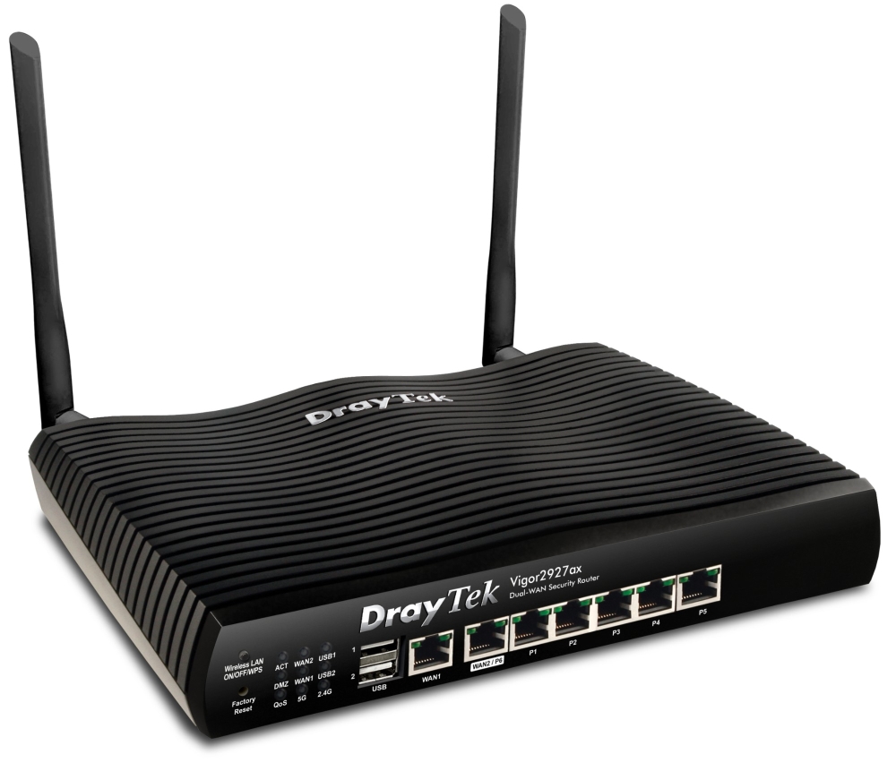 DrayTek 2927ax Wireless Routers - Black