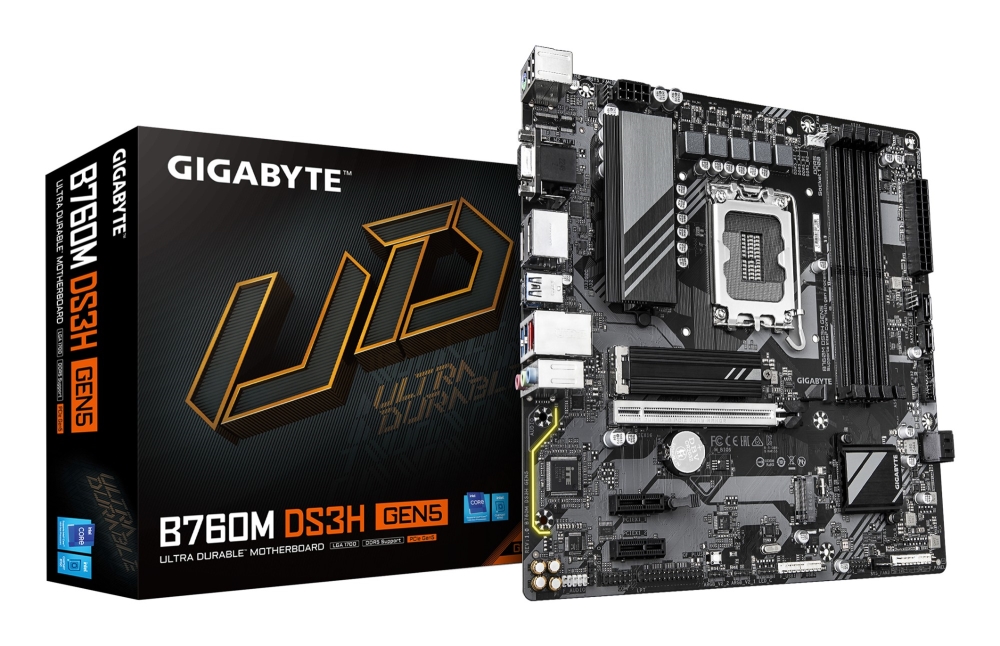 Gigabyte B760M Motherboards - Dark brown