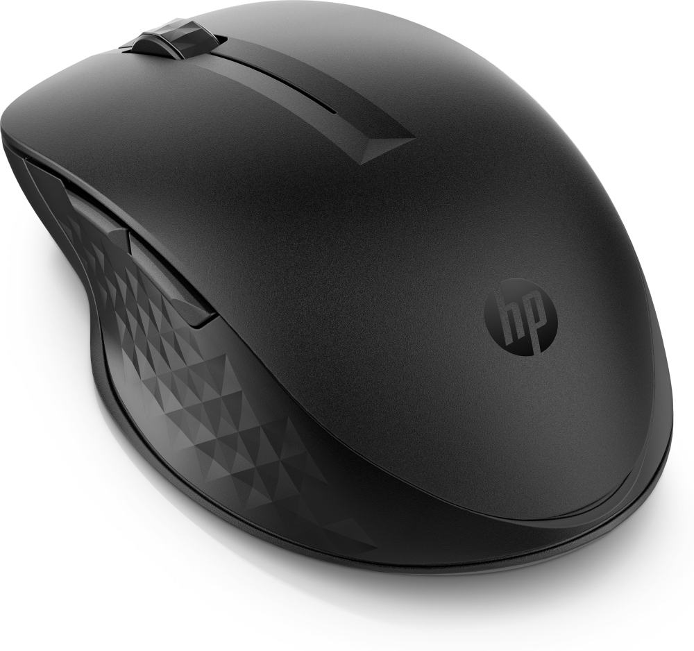 HP 435 - Mouse - ergonomic - multi-device - 5 buttons - wireless - 2.4 GHz, Bluetooth 5.2 - Bluetooth USB adapter