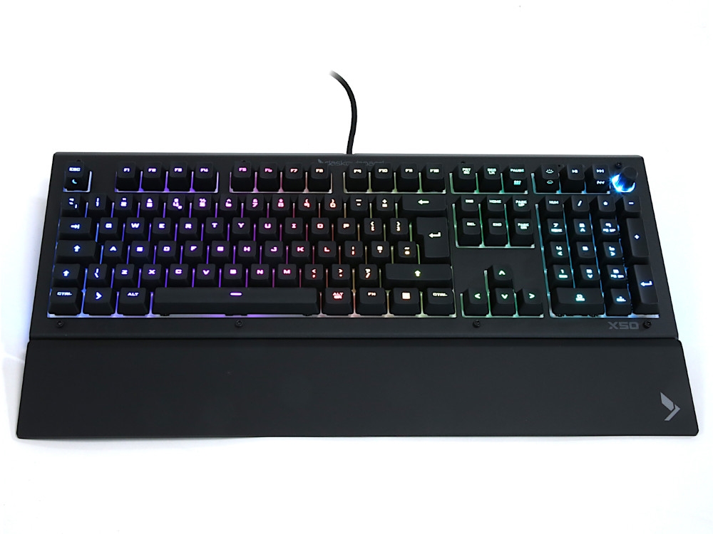 Metadot UK Das X50Q Smart RGB Tactile Mechanical Gaming PC Keyboard