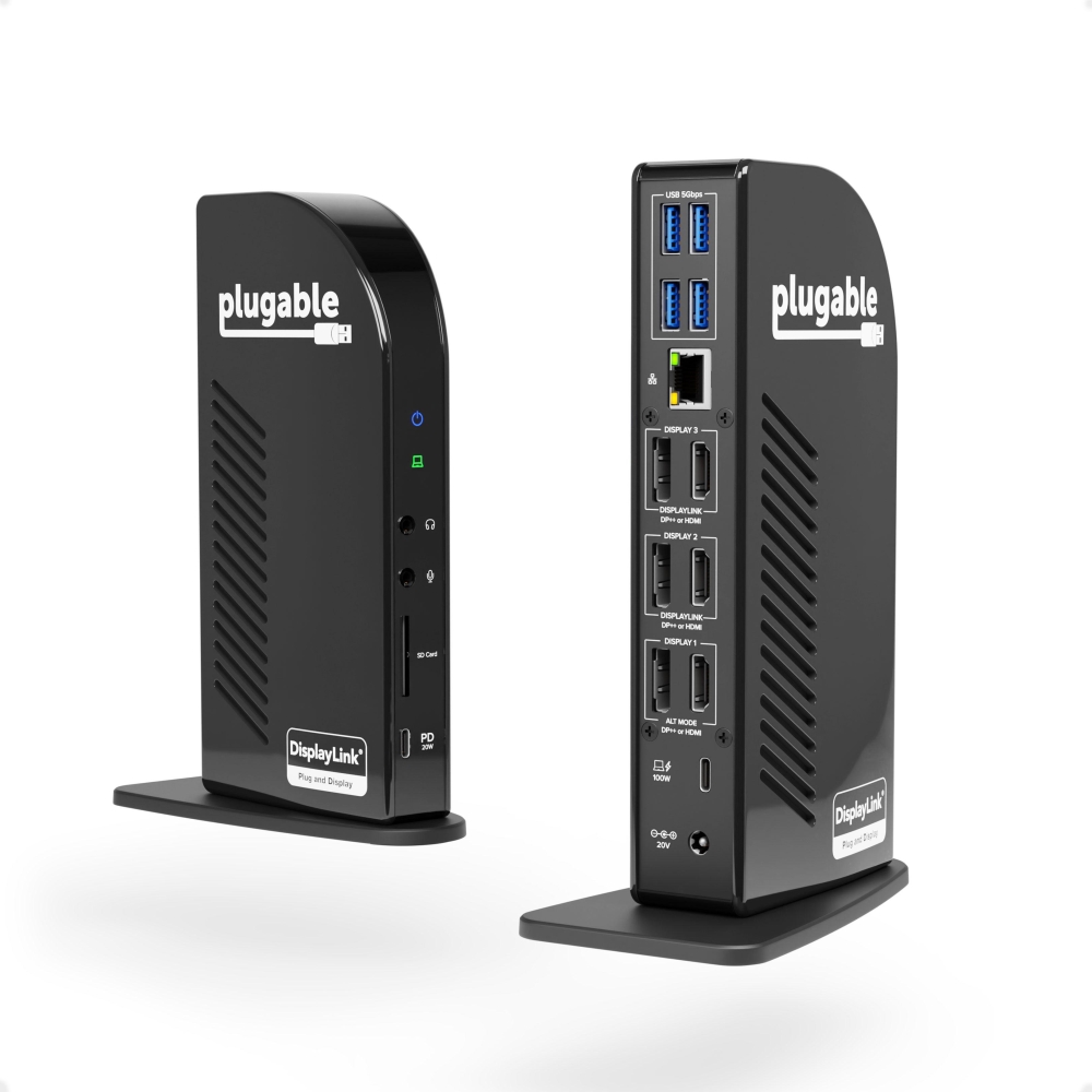 Plugable USB-C TRIPLE 4K DISPLAY DOCK PD