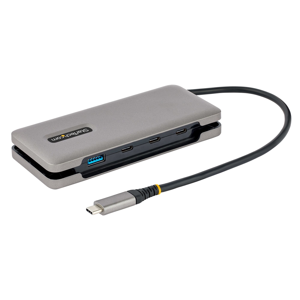 StarTech.com 4-Port Laptop Docks & Port Replicators - Grey