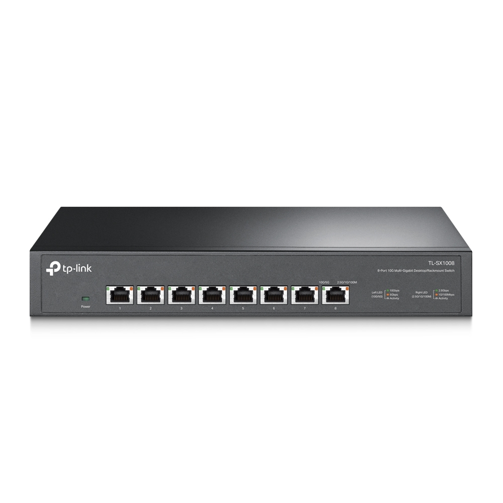 TP-Link 8-Port Network Switches - Black