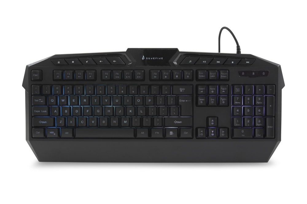 SureFire KingPin keyboard Gaming USB QWERTY English Black