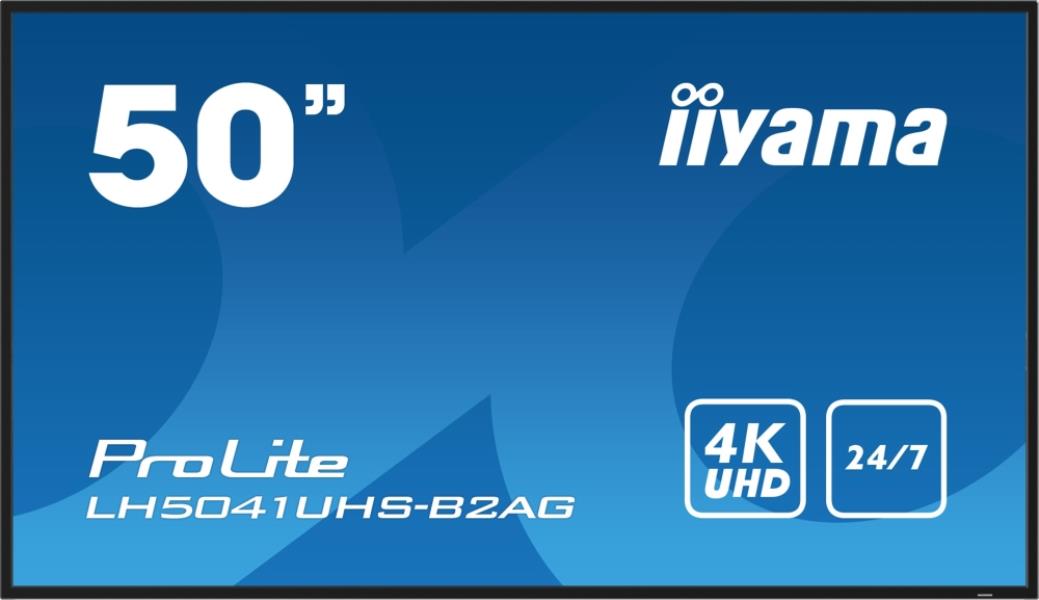 iiyama LH5041UHS-B2AG Signage Displays - 50 Inches - Black