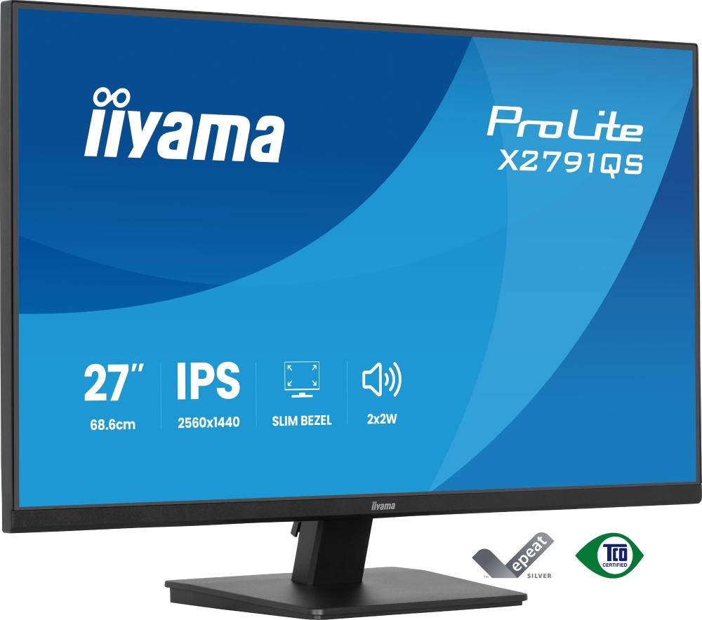 iiyama X2791QS-B1 Computer Monitors - 27 Inches - Black